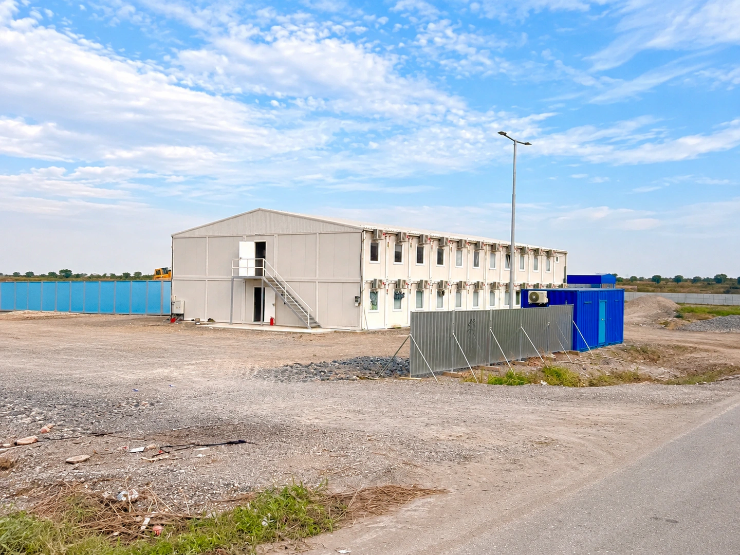 Byggnaden formas efter projektet.